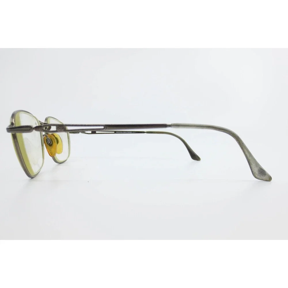 Brooks Brothers BB 170 1112 Gunmetal Gray Oval Eyeglass Frames 54-20-135 Italy